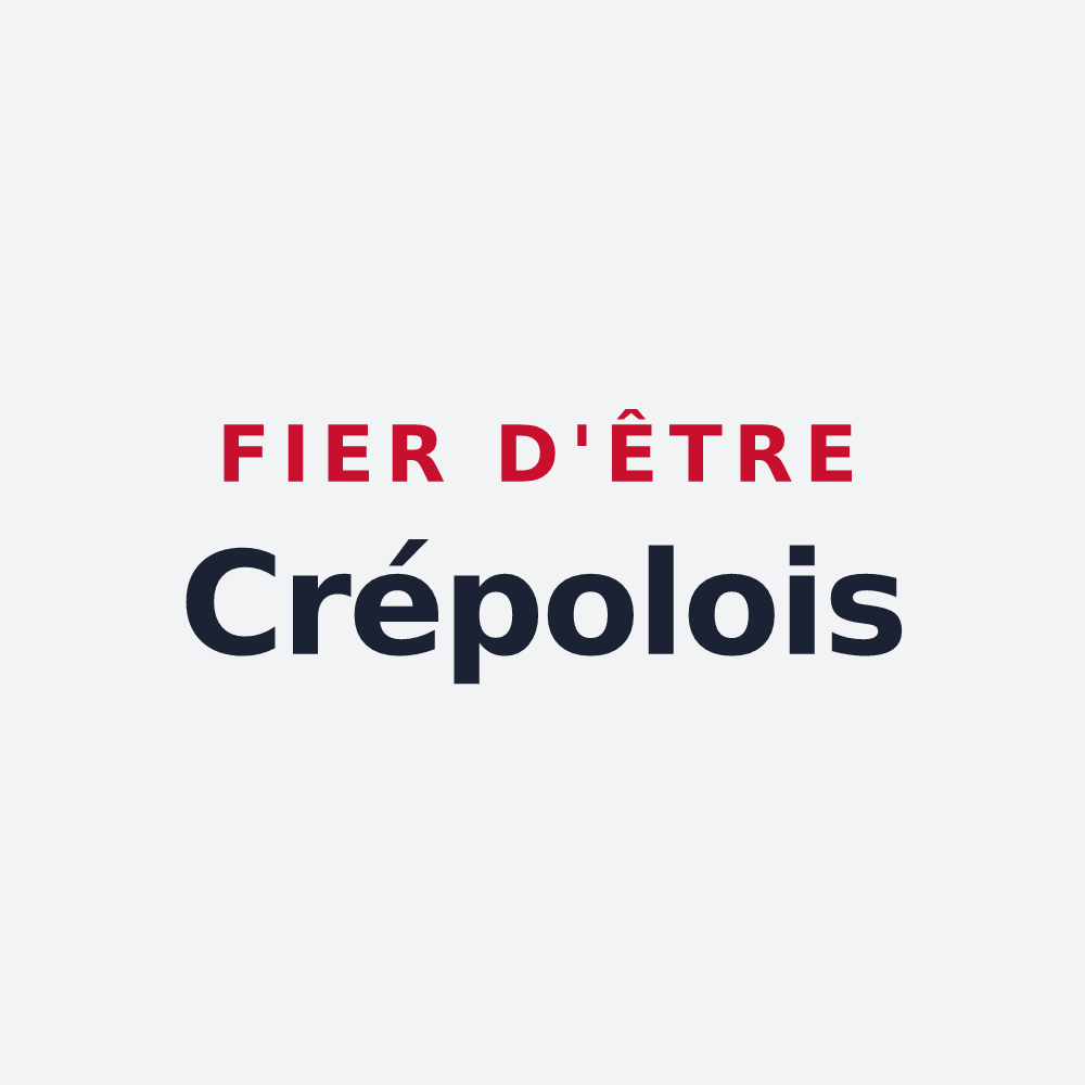 Poster « Fier d'être Crépolois » — design pour Crépol