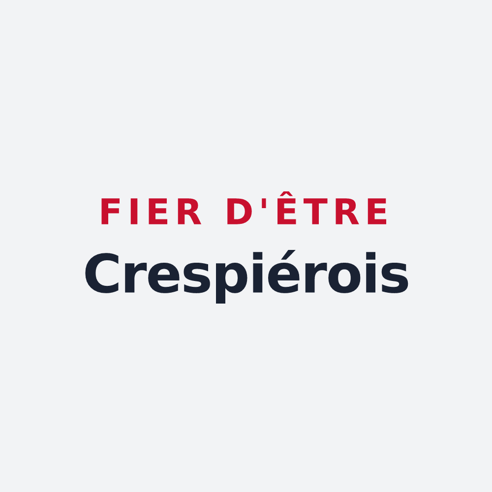 Poster « Fier d'être Crespiérois » — design pour Crespières