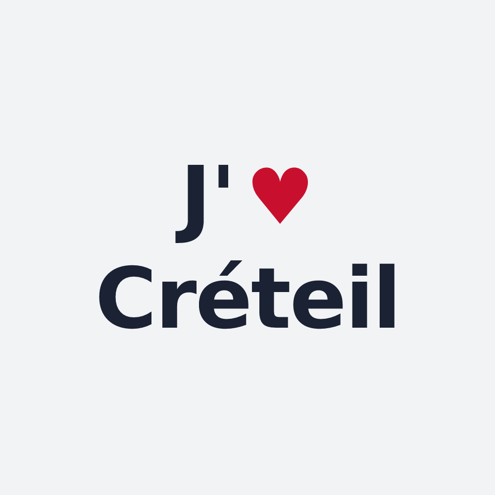 Poster personnalisé Créteil — design J'aime Créteil