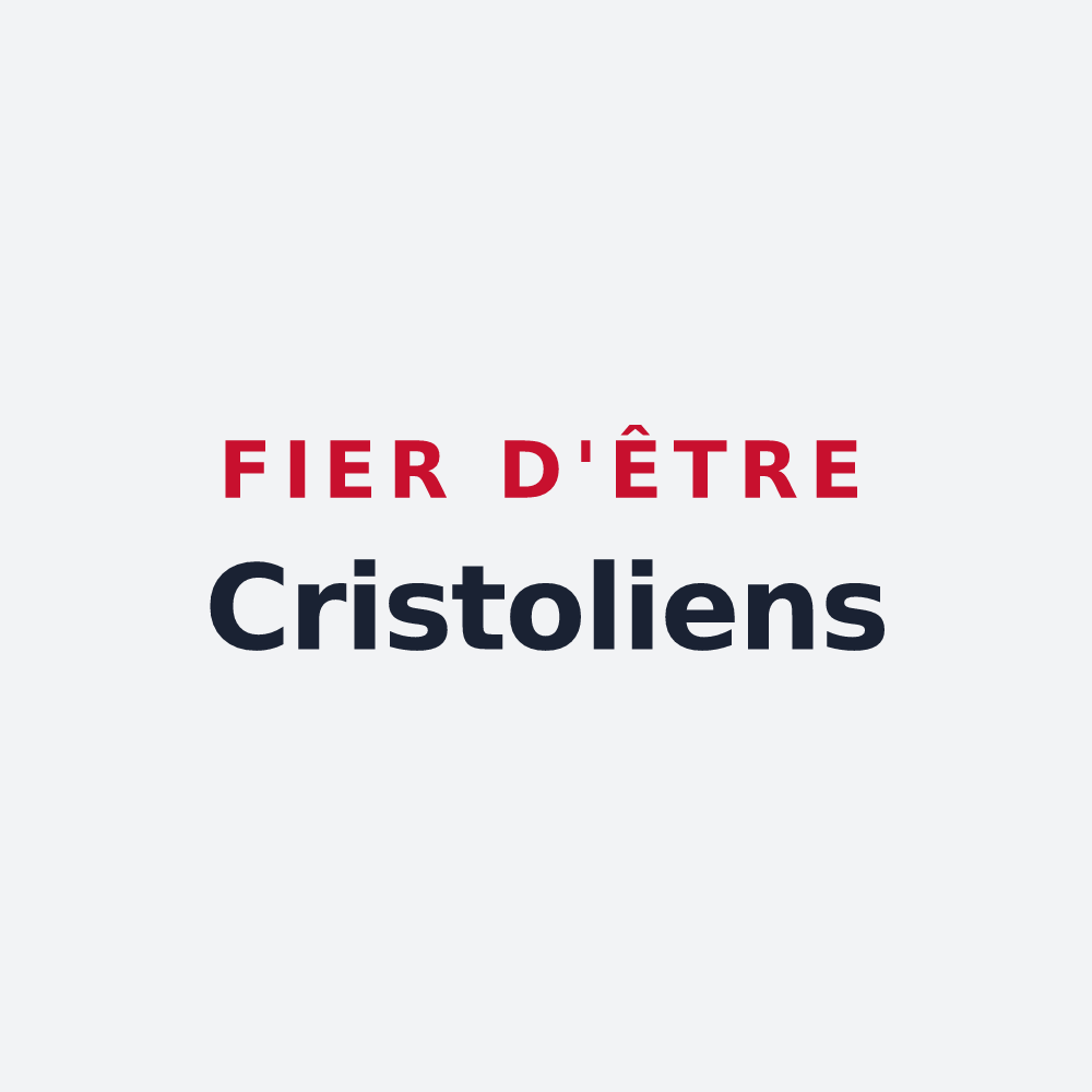 Poster « Fier d'être Cristoliens » — design pour Créteil