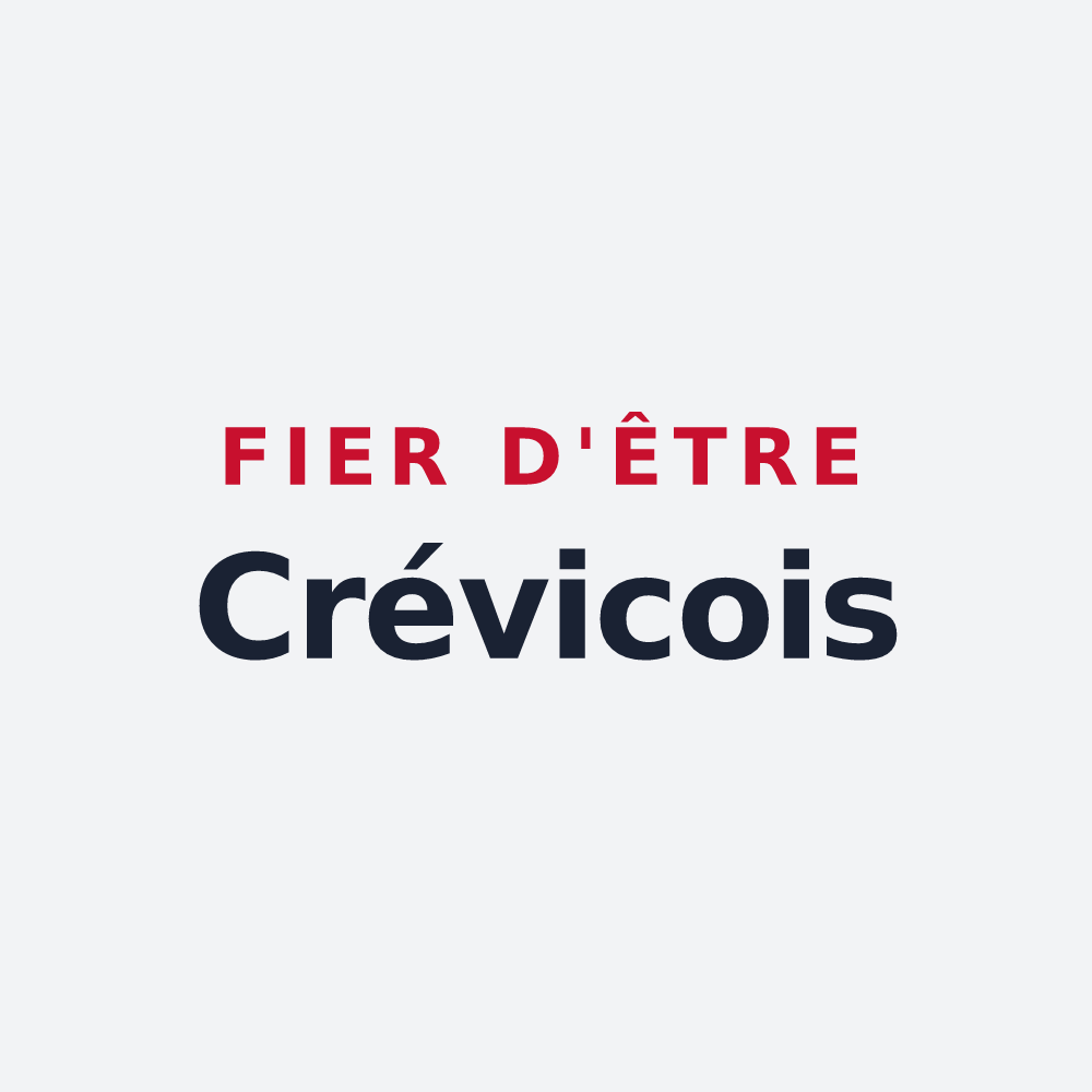 Poster « Fier d'être Crévicois » — design pour Crévic