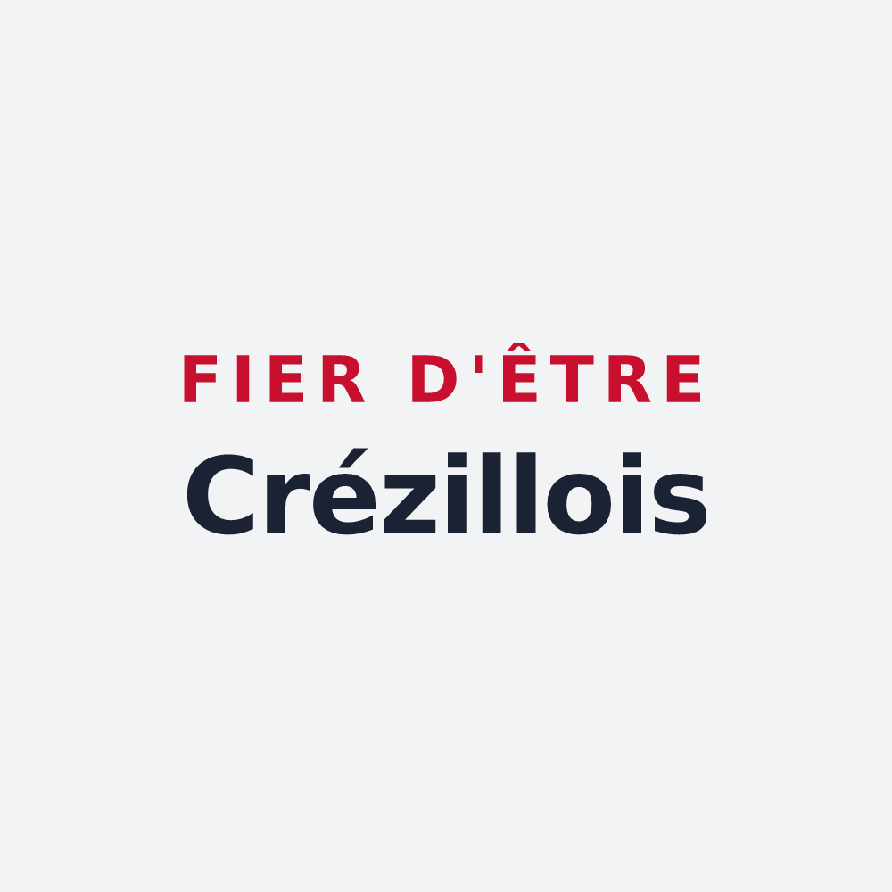Poster « Fier d'être Crézillois » — design pour Crézilles