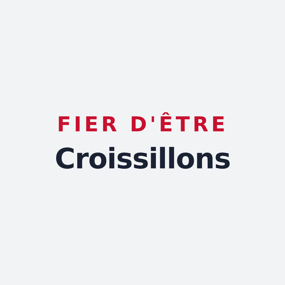 Poster « Fier d'être Croissillons » — design pour Croissy-sur-Seine