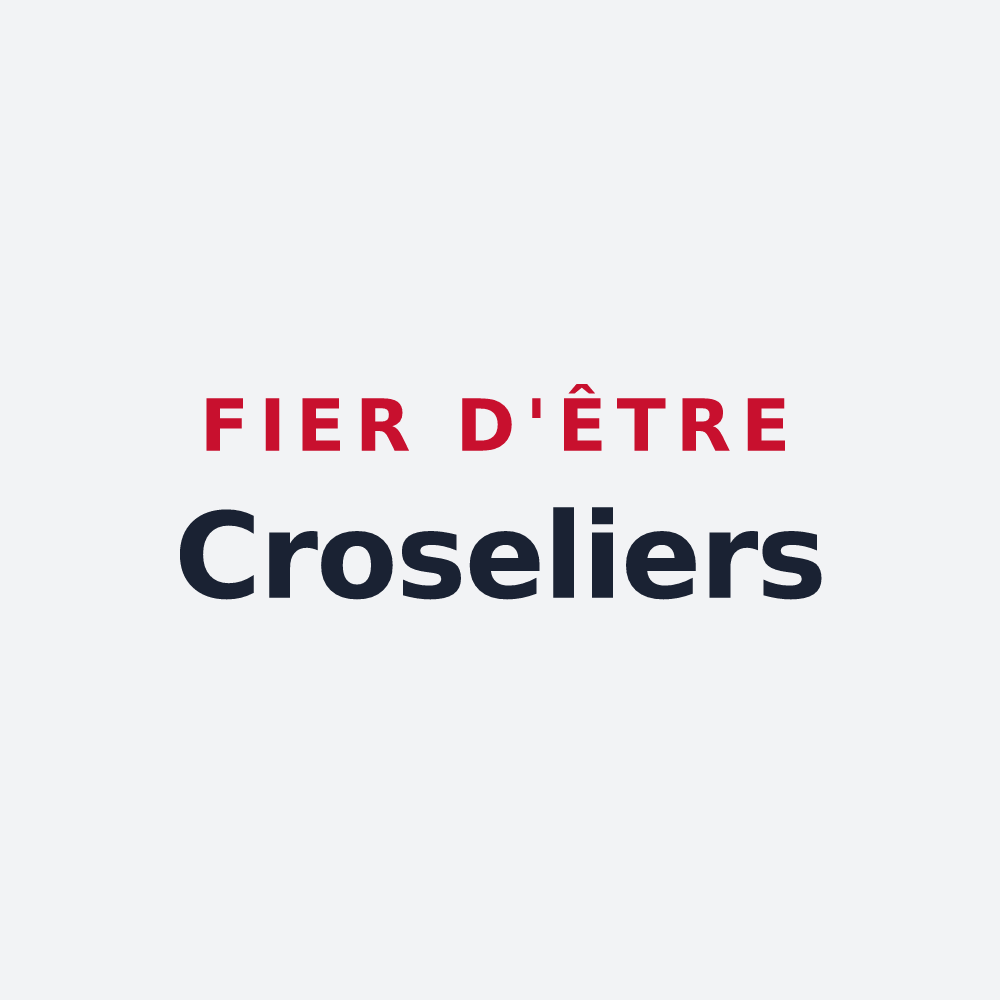 Poster « Fier d'être Croseliers » — design pour Crosey-le-Petit