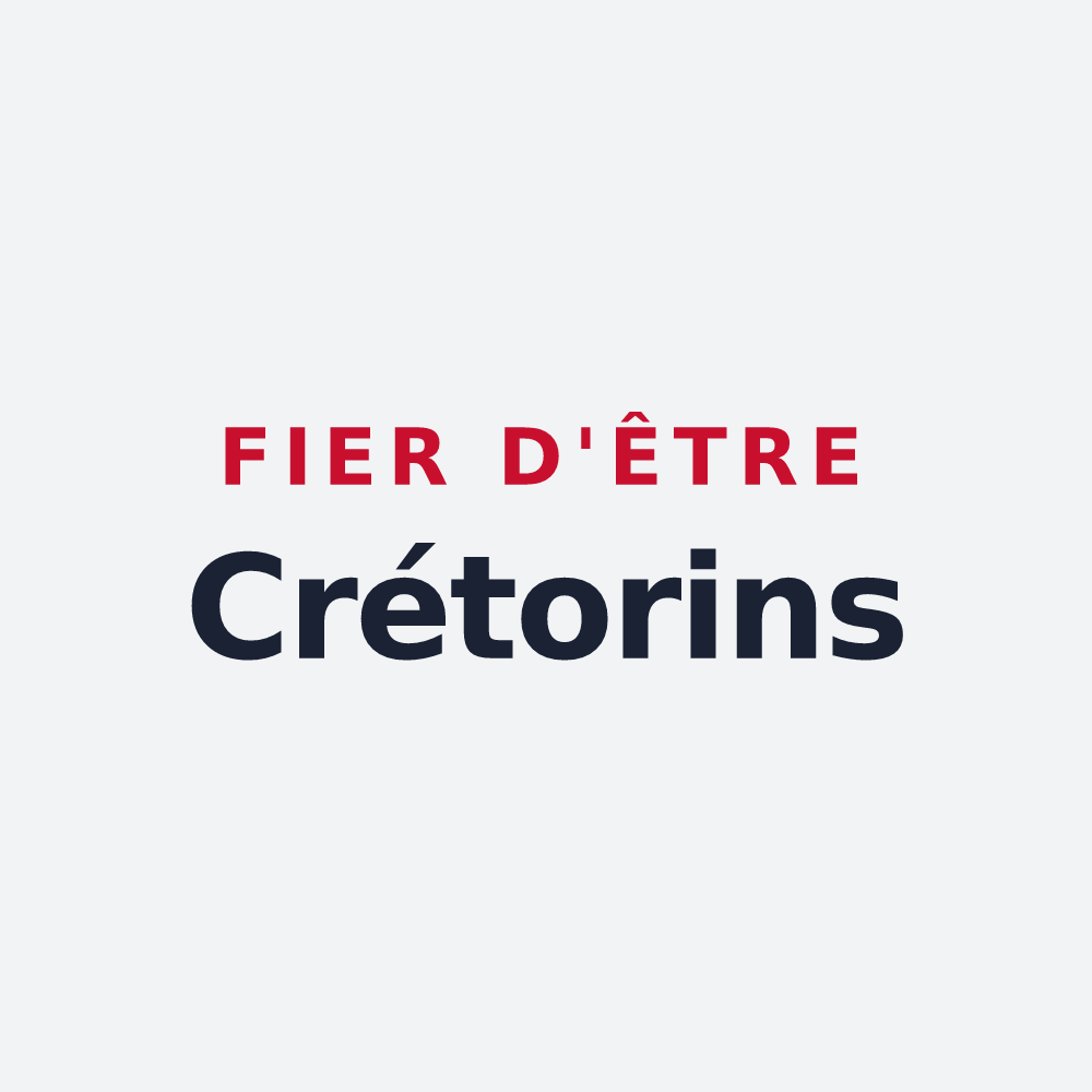 Poster « Fier d'être Crétorins » — design pour Crots