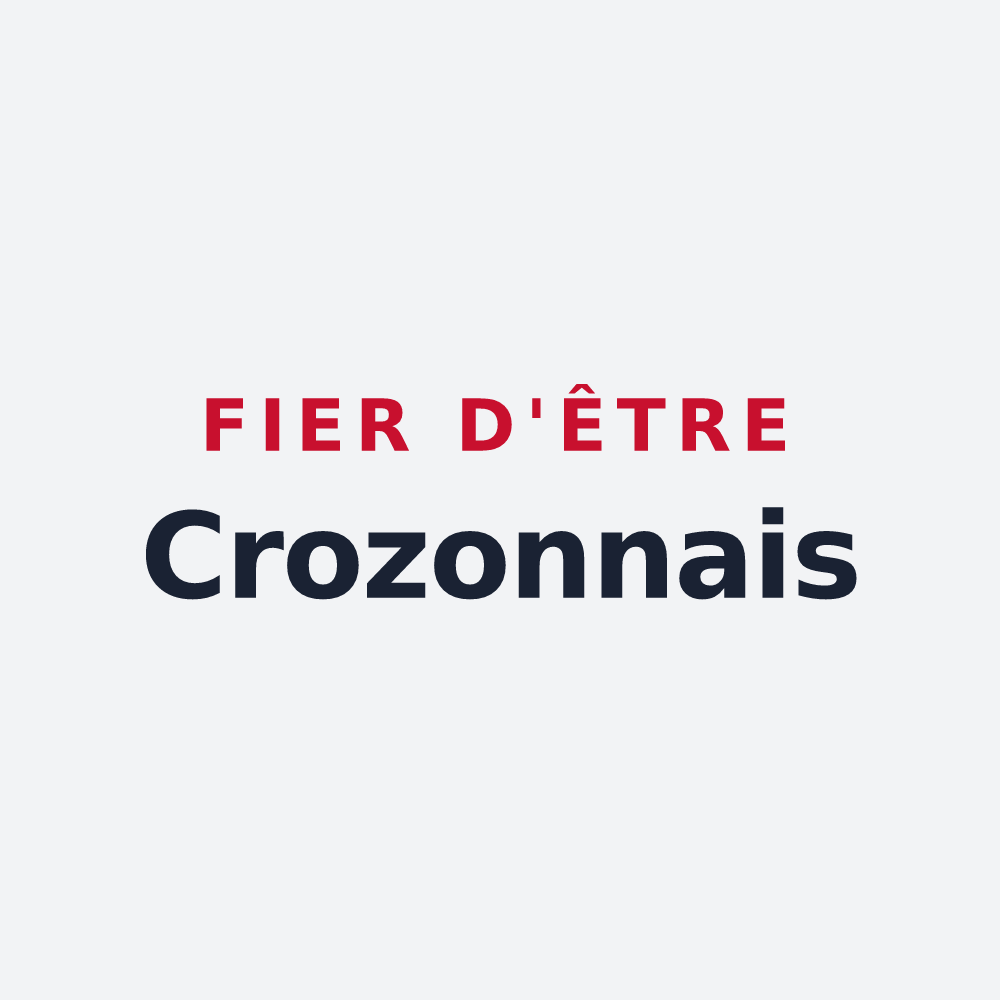Poster « Fier d'être Crozonnais » — design pour Crozon