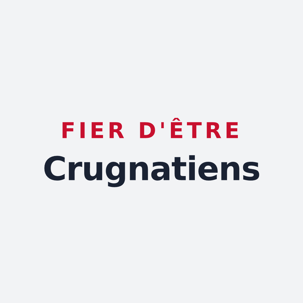 Poster « Fier d'être Crugnatiens » — design pour Crugny