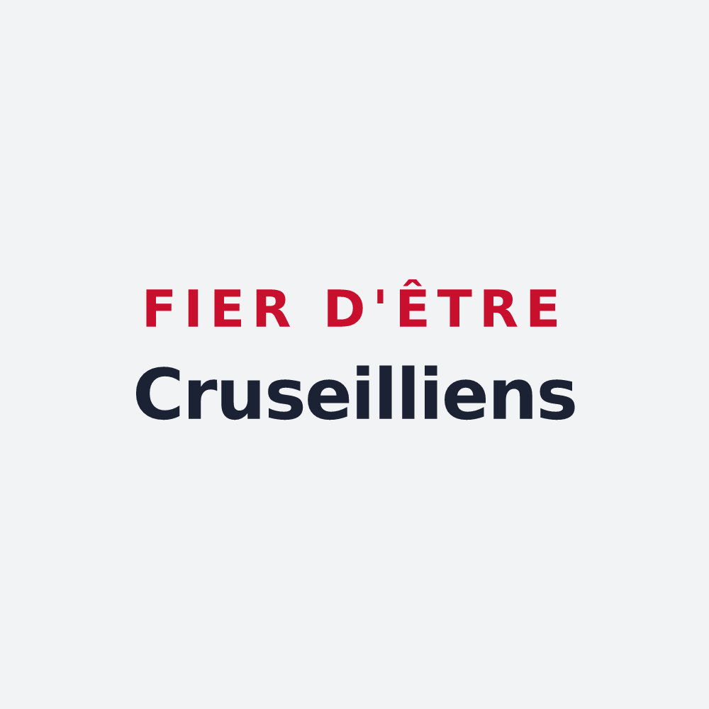 Poster « Fier d'être Cruseilliens » — design pour Cruseilles