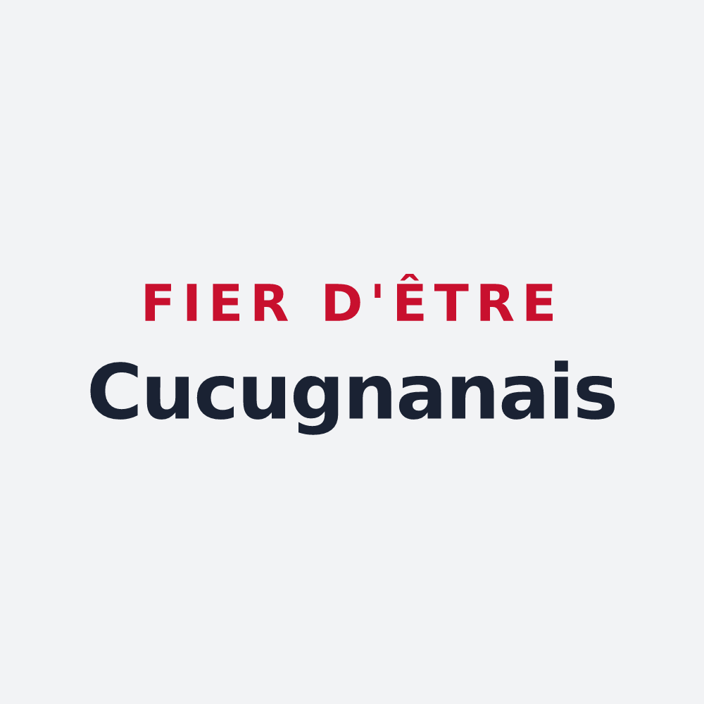 Poster « Fier d'être Cucugnanais » — design pour Cucugnan