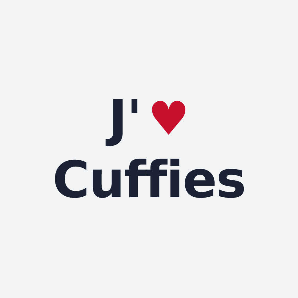 Poster personnalisé Cuffies — design J'aime Cuffies