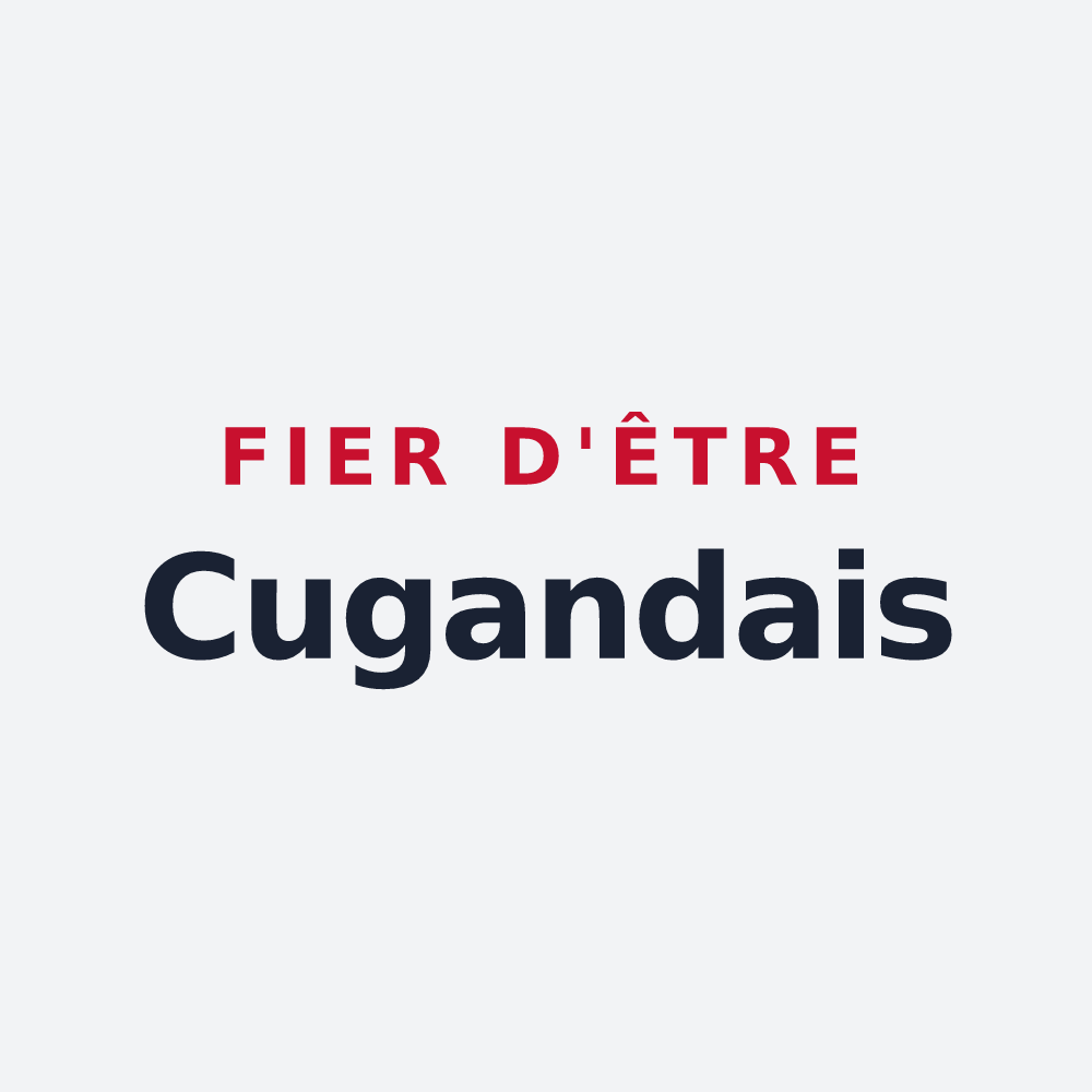 Poster « Fier d'être Cugandais » — design pour Cugand-la-Bernardière