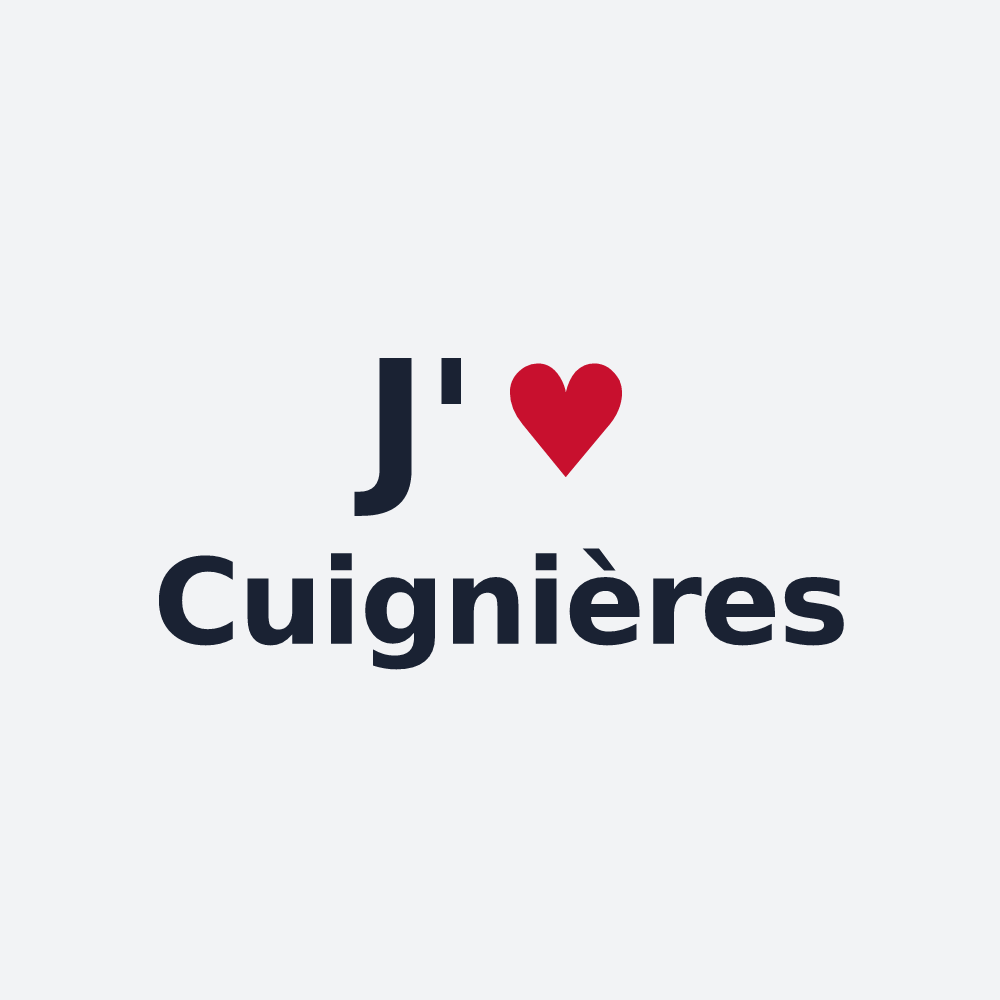 Poster personnalisé Cuignières — design J'aime Cuignières