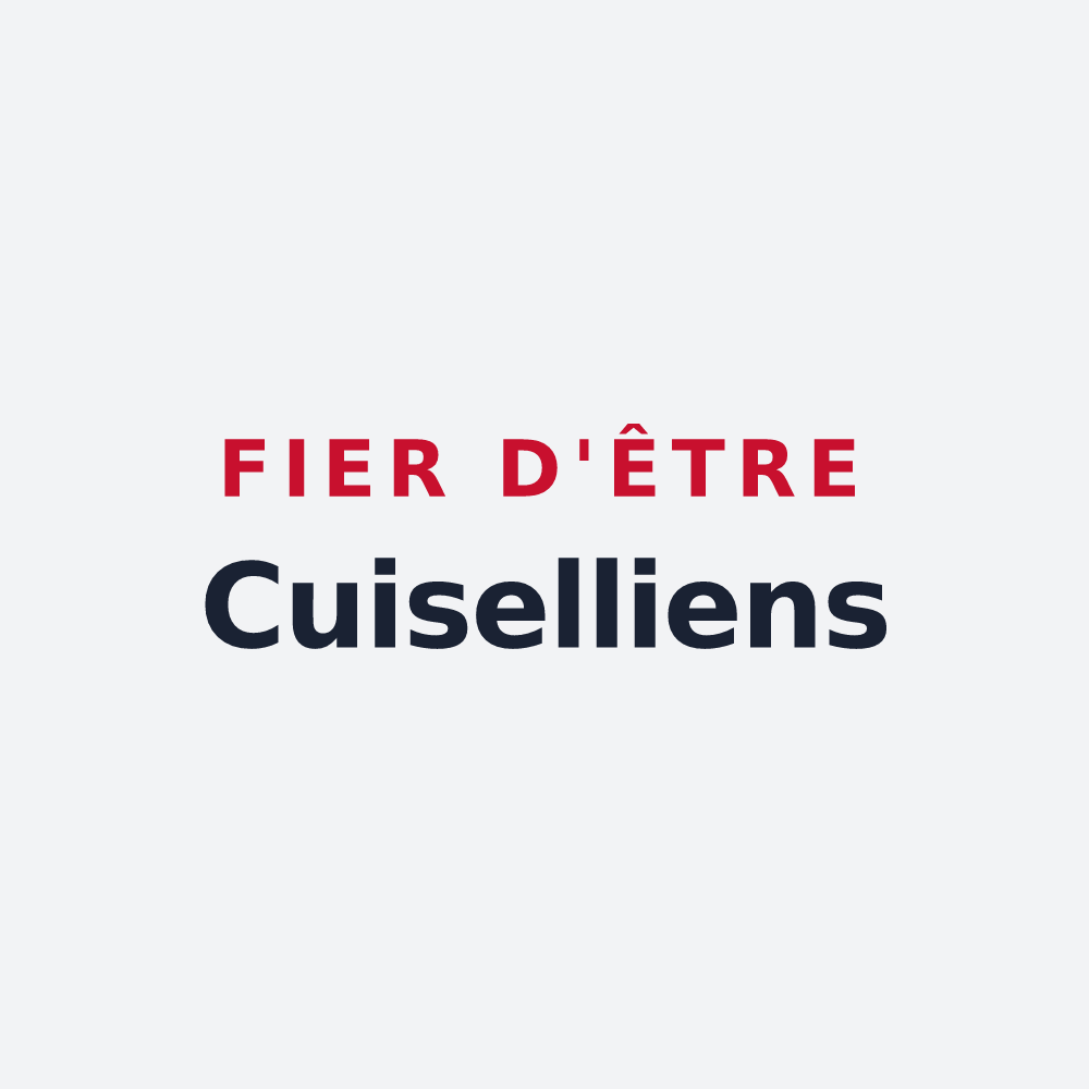 Poster « Fier d'être Cuiselliens » — design pour Cuiseaux