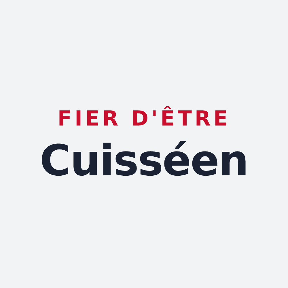 Poster « Fier d'être Cuisséen » — design pour Cuissai