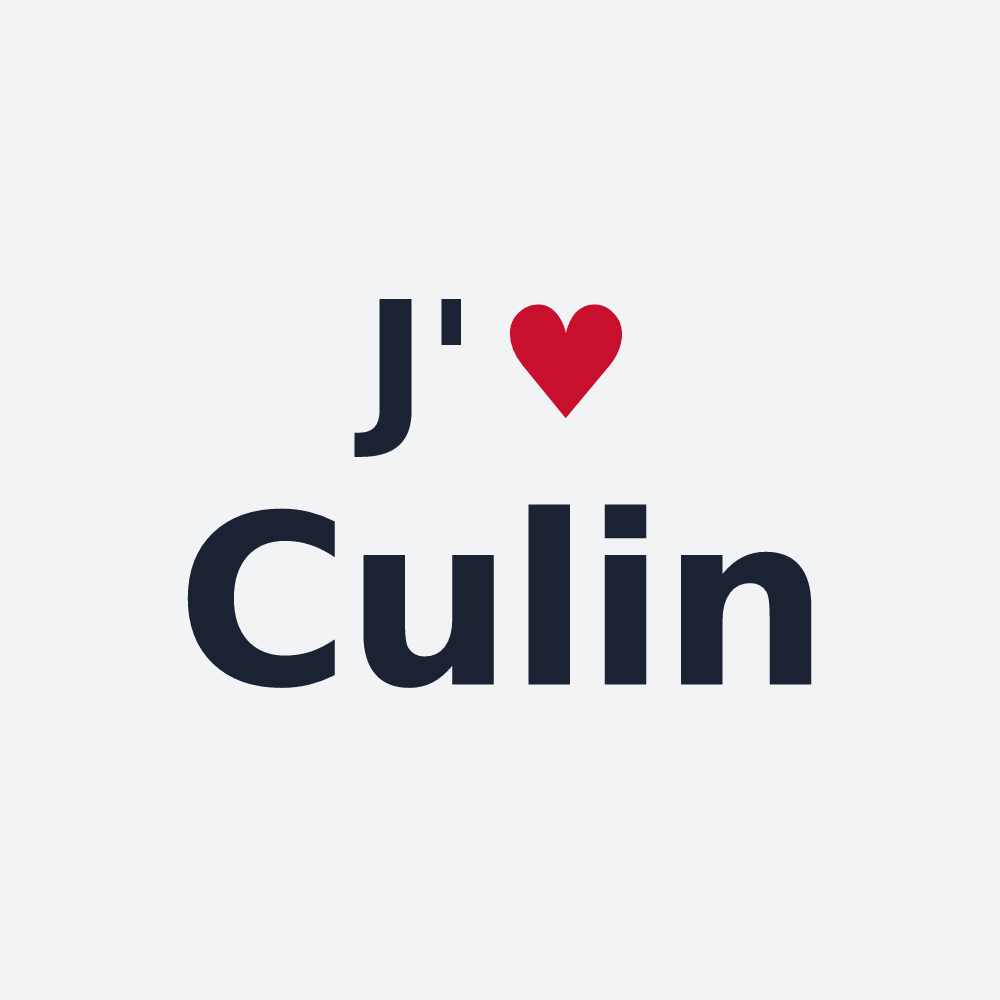 Poster personnalisé Culin — design J'aime Culin