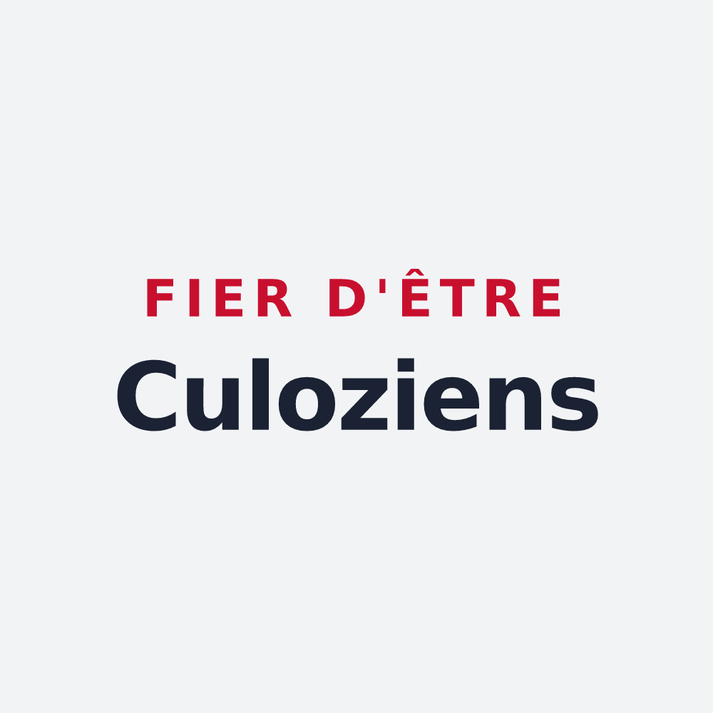 Poster « Fier d'être Culoziens » — design pour Culoz-Béon