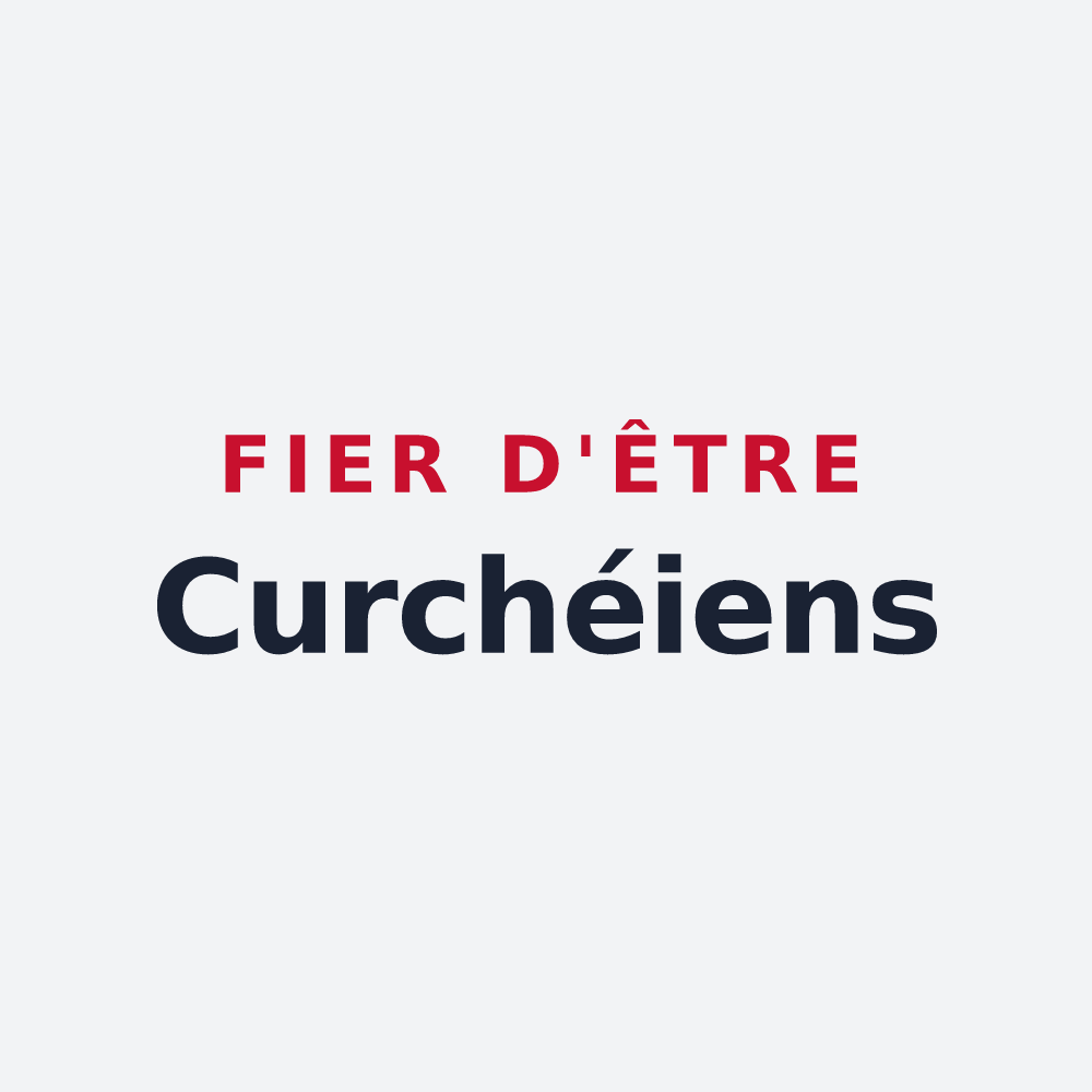 Poster « Fier d'être Curchéiens » — design pour Curchy