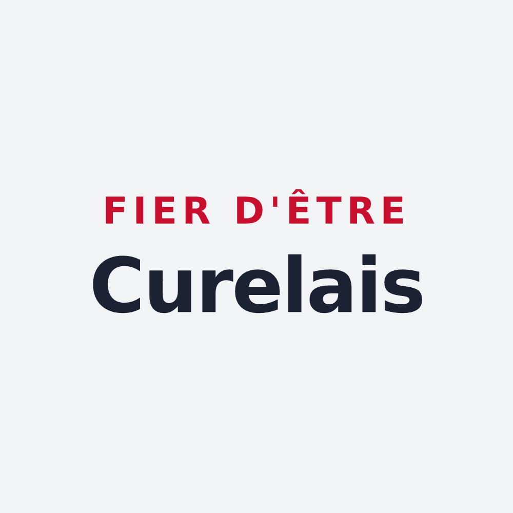 Poster « Fier d'être Curelais » — design pour Curel