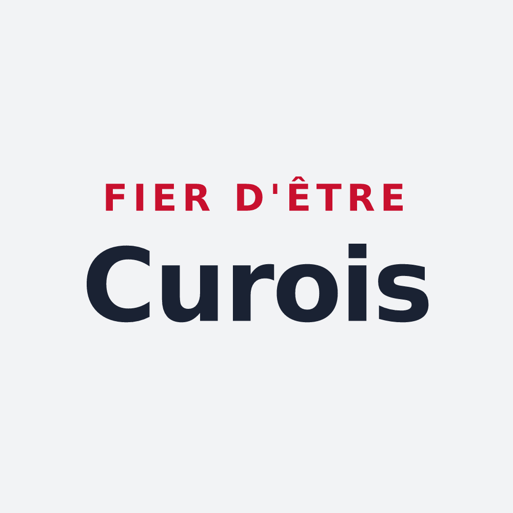 Poster « Fier d'être Curois » — design pour Cures
