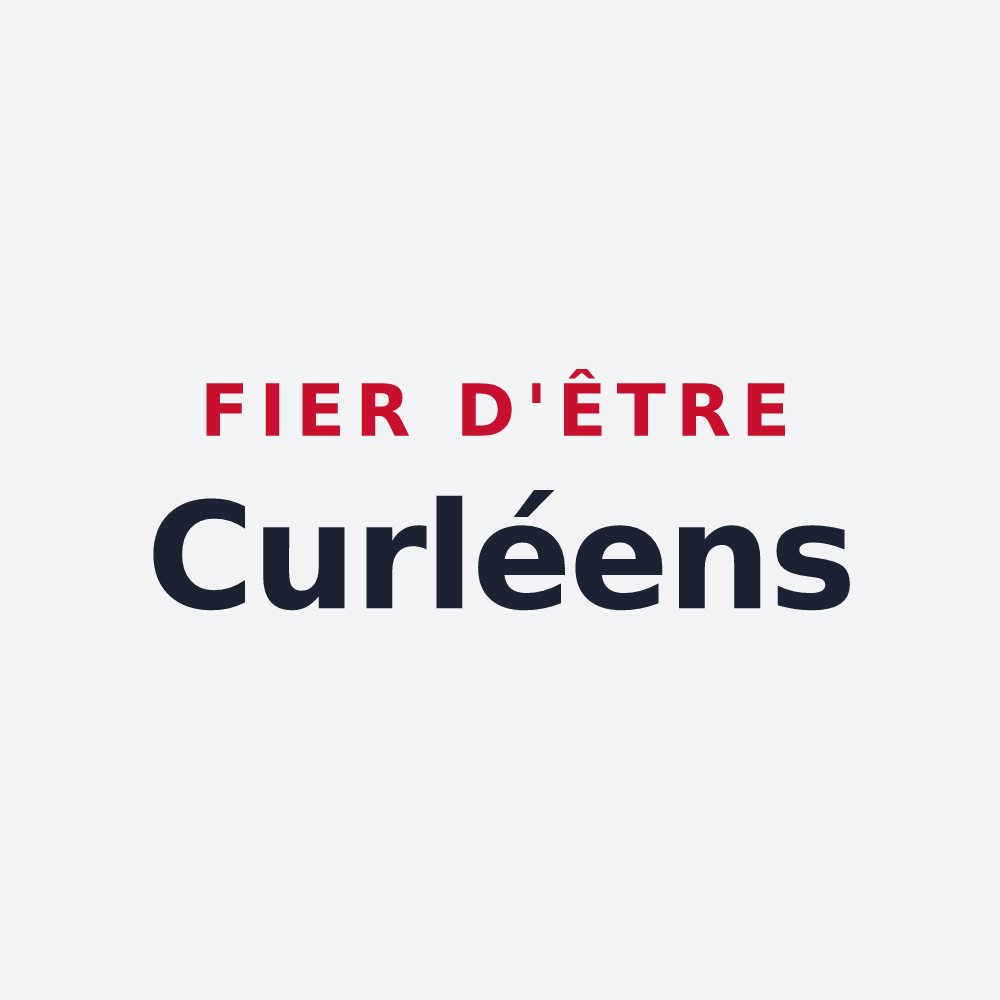 Poster « Fier d'être Curléens » — design pour Curley
