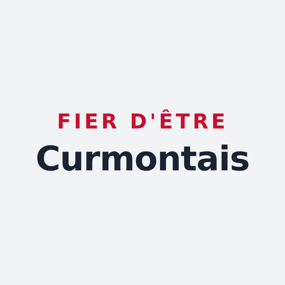 Poster « Fier d'être Curmontais » — design pour Curmont