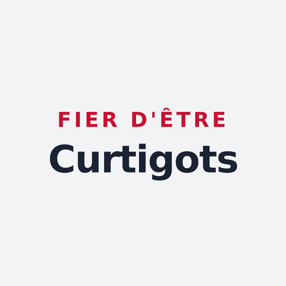 Poster « Fier d'être Curtigots » — design pour Curtil-sous-Buffières