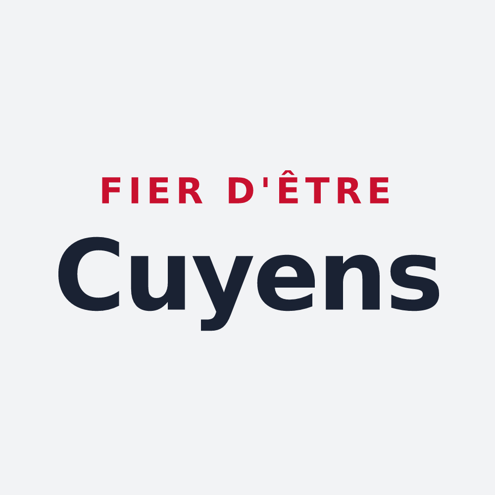 Poster « Fier d'être Cuyens » — design pour Cuy
