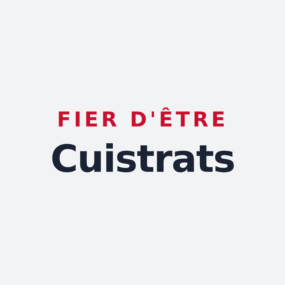 Poster « Fier d'être Cuistrats » — design pour Cuy