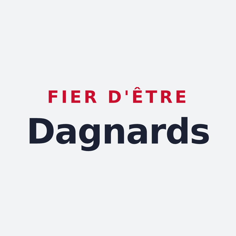 Poster « Fier d'être Dagnards » — design pour Dagneux