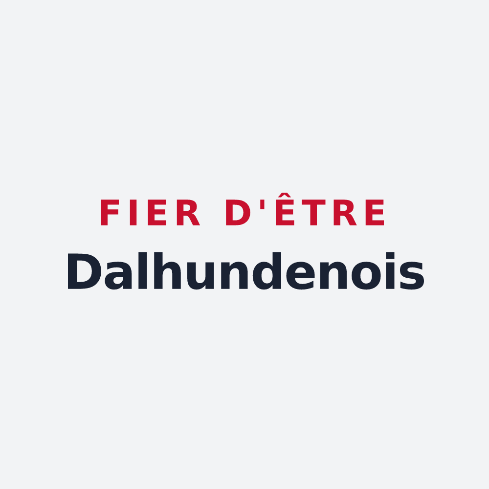 Poster « Fier d'être Dalhundenois » — design pour Dalhunden