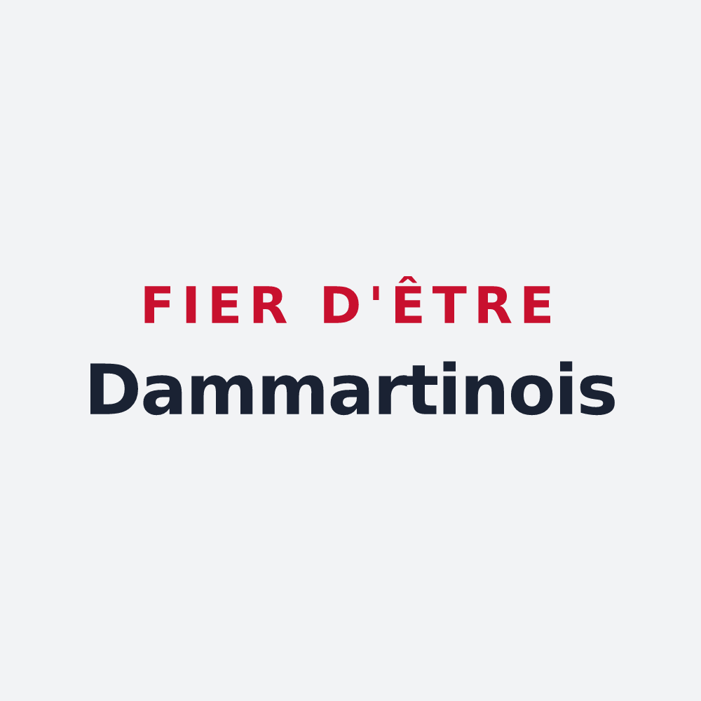 Poster « Fier d'être Dammartinois » — design pour Dammartin-sur-Meuse