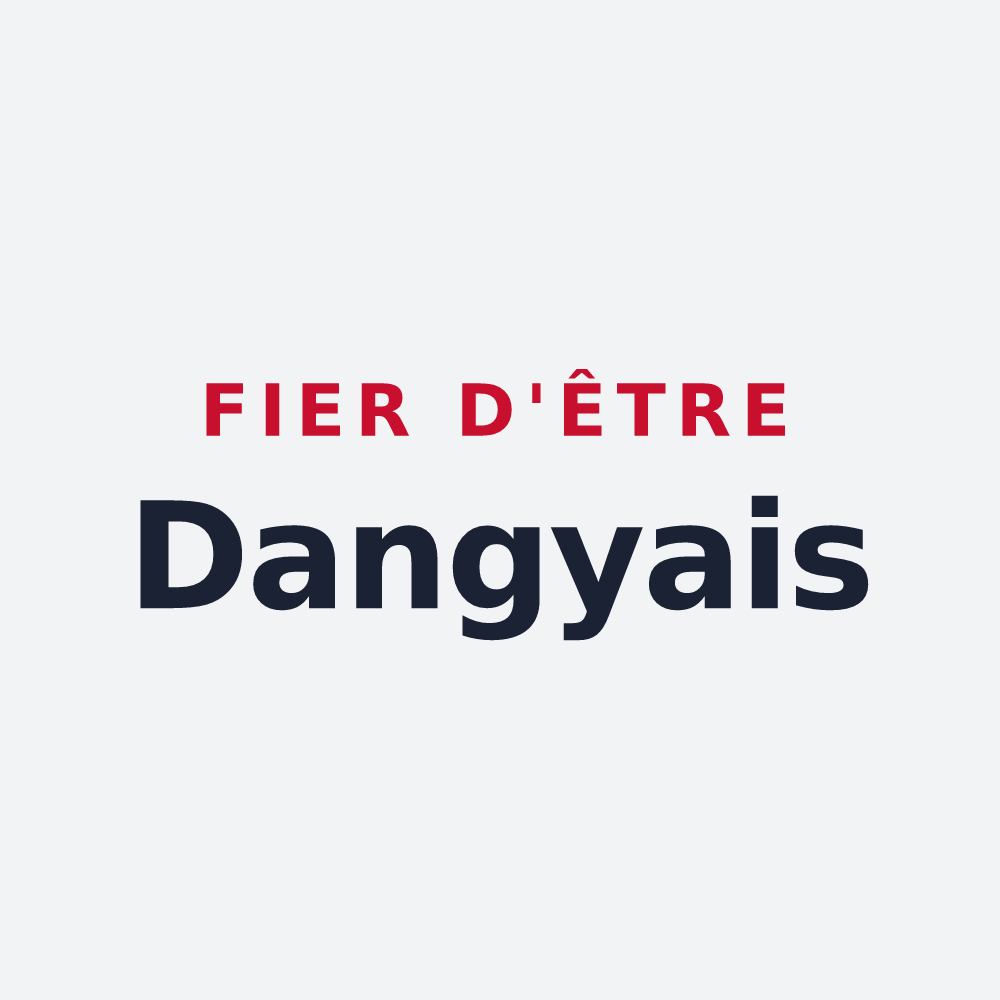Poster « Fier d'être Dangyais » — design pour Dangy