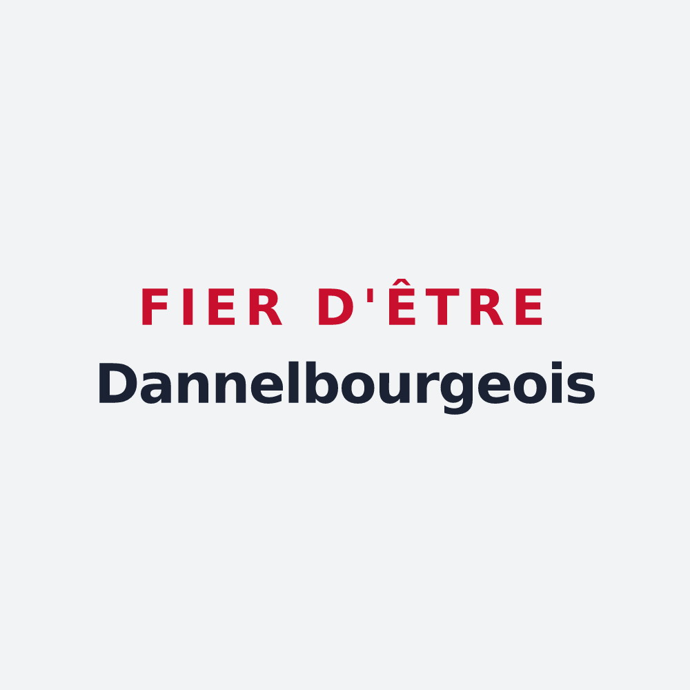 Poster « Fier d'être Dannelbourgeois » — design pour Dannelbourg