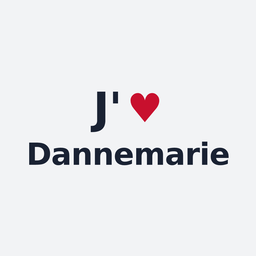 Poster personnalisé Dannemarie — design J'aime Dannemarie