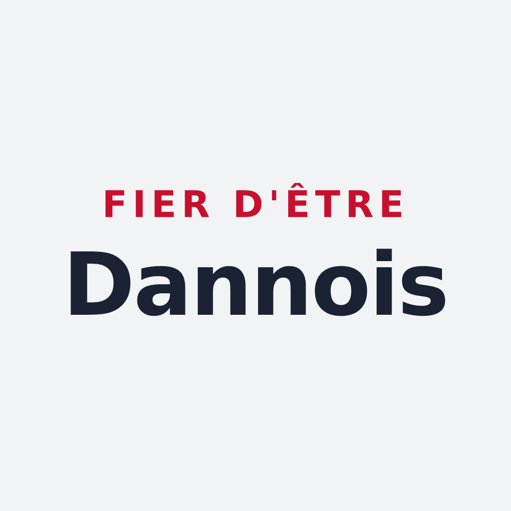 Poster « Fier d'être Dannois » — design pour Dannevoux