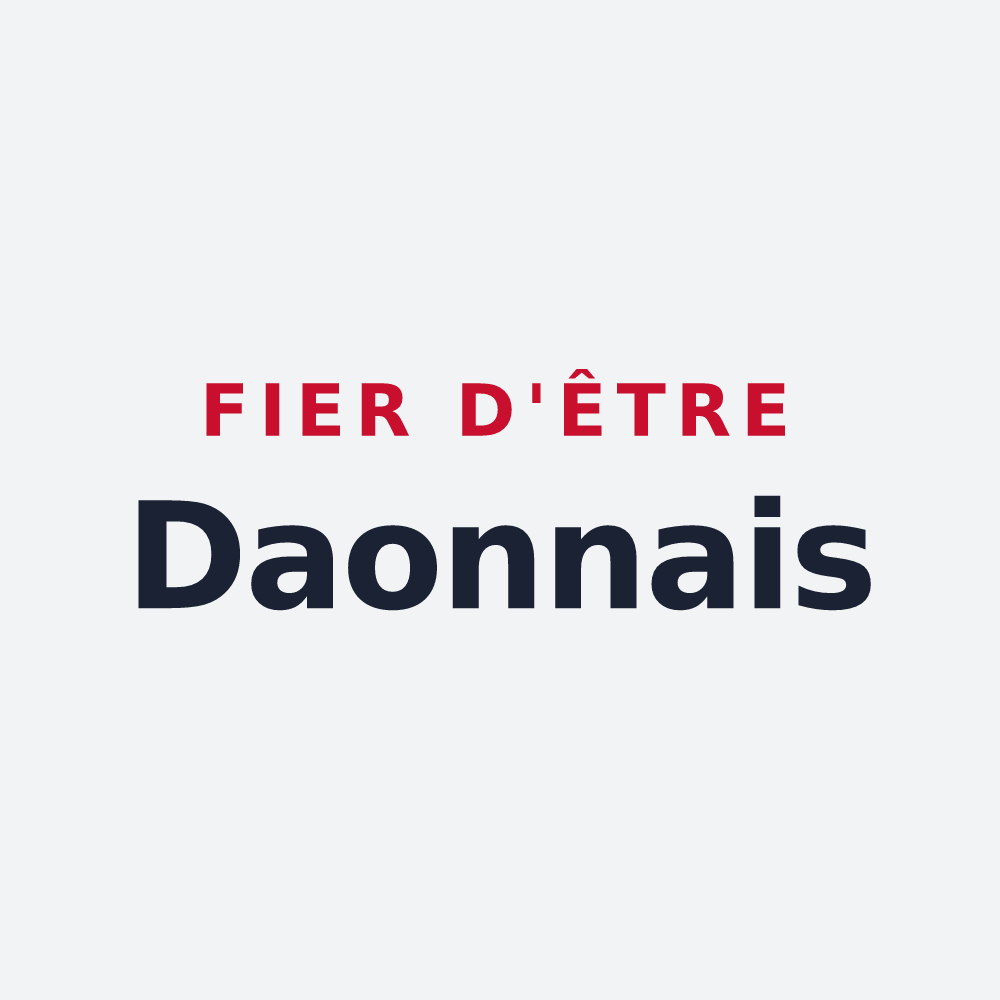 Poster « Fier d'être Daonnais » — design pour Daon
