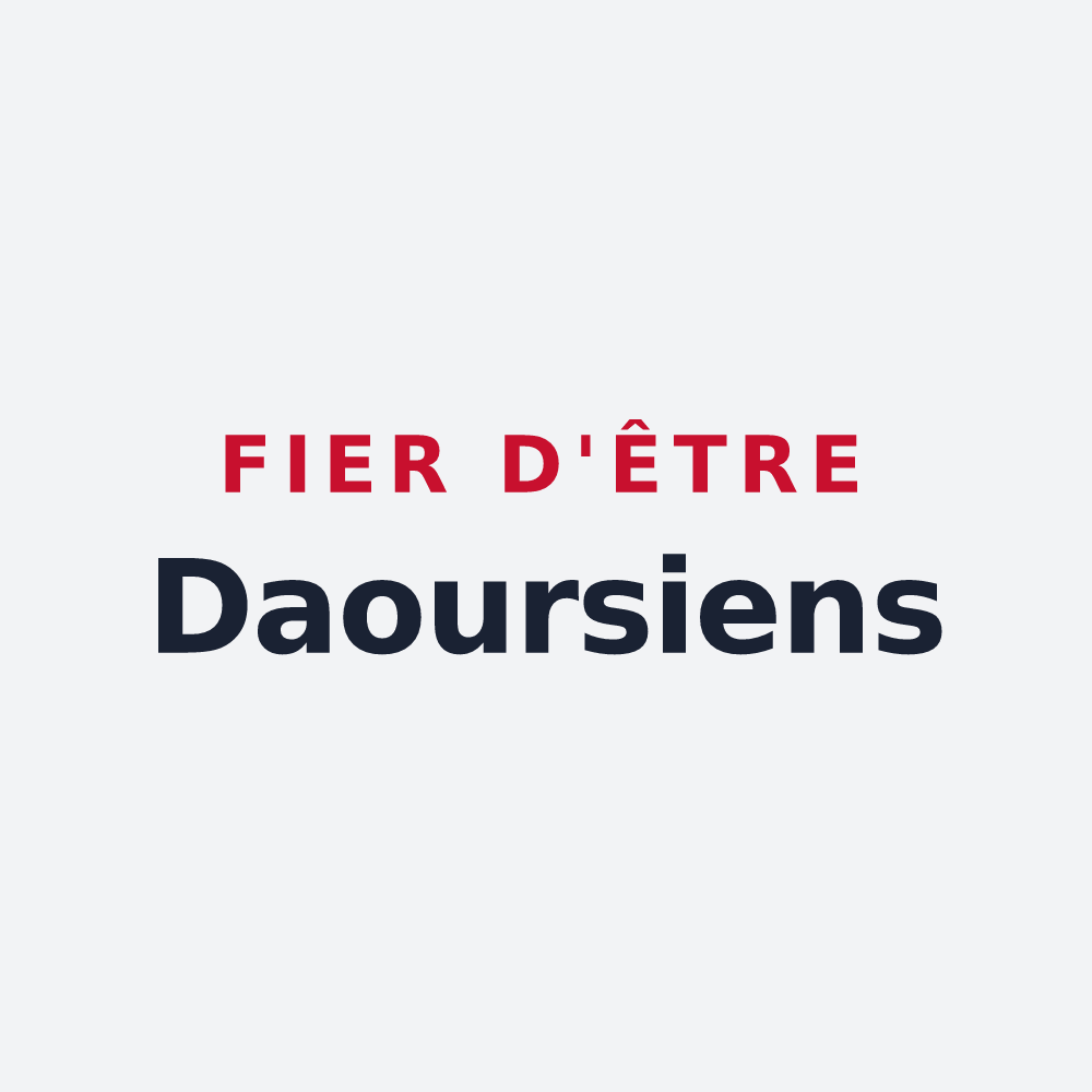 Poster « Fier d'être Daoursiens » — design pour Daours