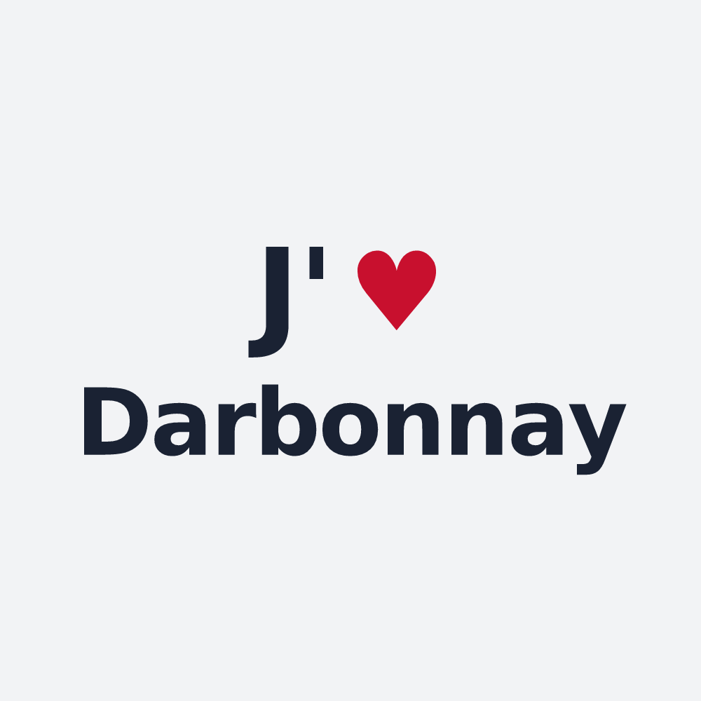 Poster personnalisé Darbonnay — design J'aime Darbonnay