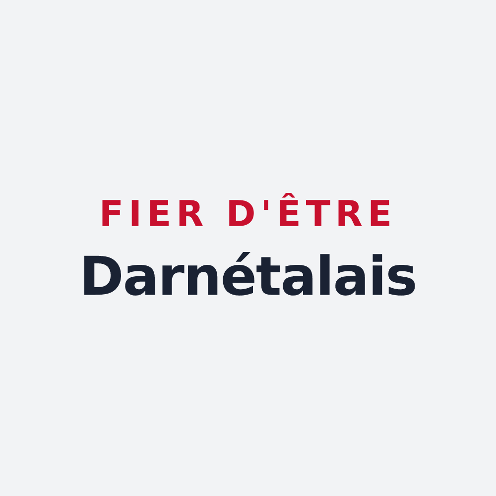 Poster « Fier d'être Darnétalais » — design pour Darnétal