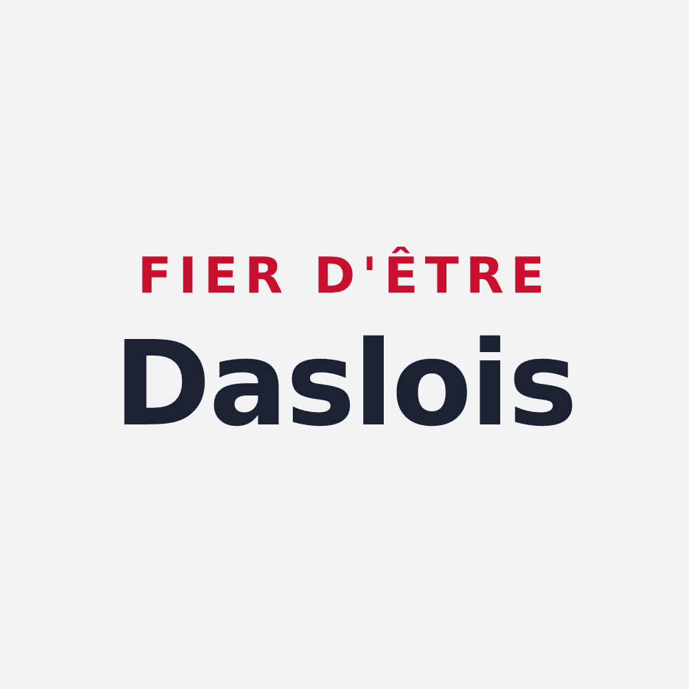 Poster « Fier d'être Daslois » — design pour Dasle