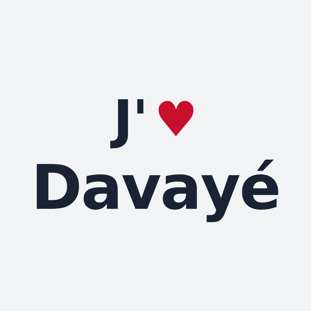 Poster personnalisé Davayé — design J'aime Davayé