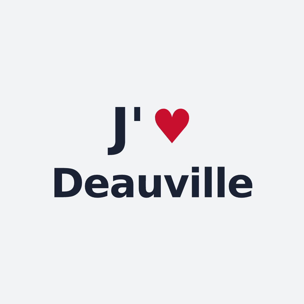Poster personnalisé Deauville — design J'aime Deauville