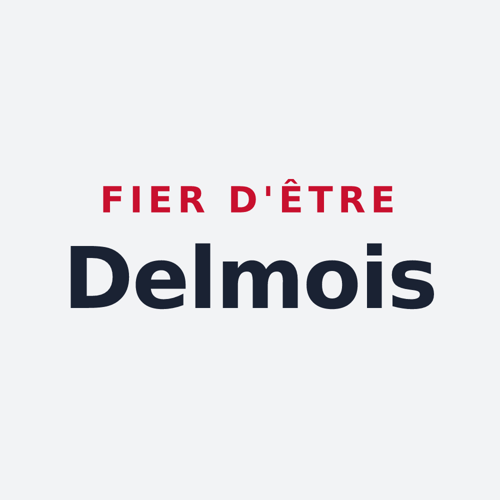 Poster « Fier d'être Delmois » — design pour Delme