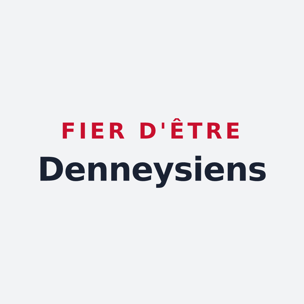 Poster « Fier d'être Denneysiens » — design pour Denney