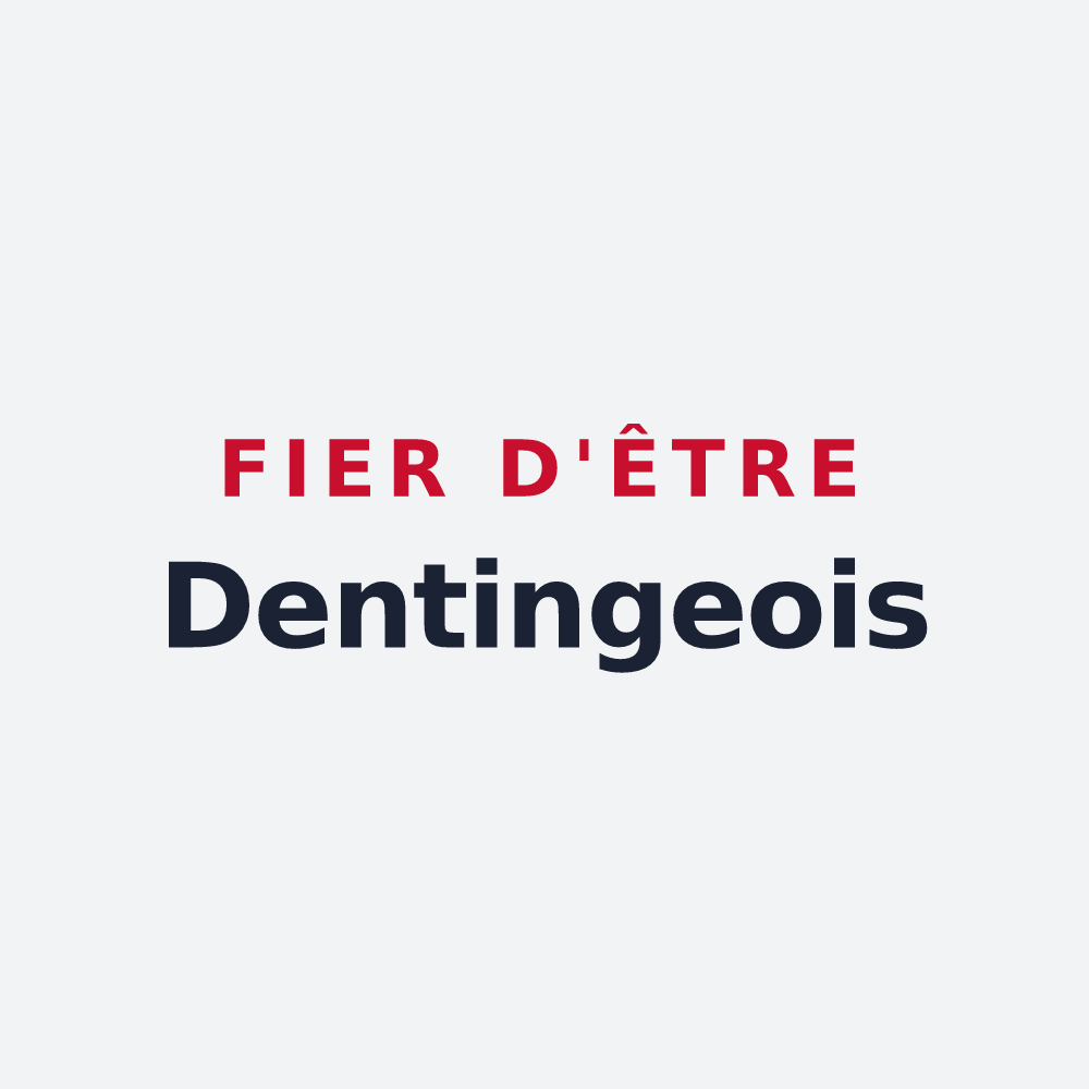 Poster « Fier d'être Dentingeois » — design pour Denting