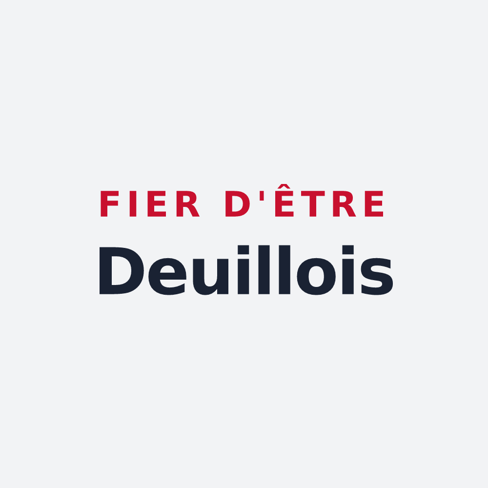 Poster « Fier d'être Deuillois » — design pour Deuil-la-Barre