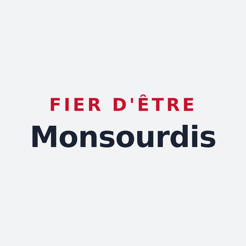 Poster « Fier d'être Monsourdis » — design pour Deux-Grosnes