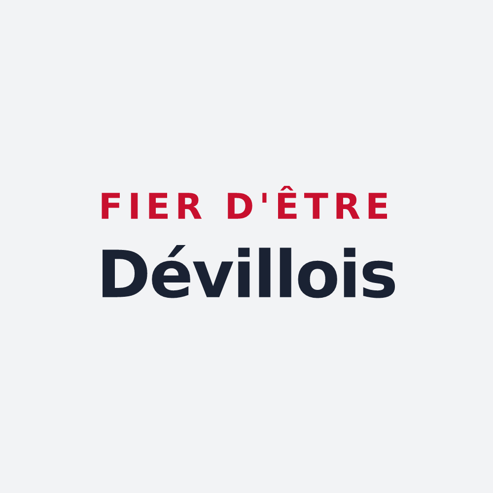 Poster « Fier d'être Dévillois » — design pour Déville-lès-Rouen