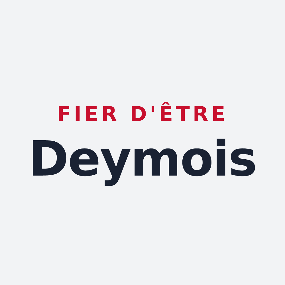 Poster « Fier d'être Deymois » — design pour Deyme