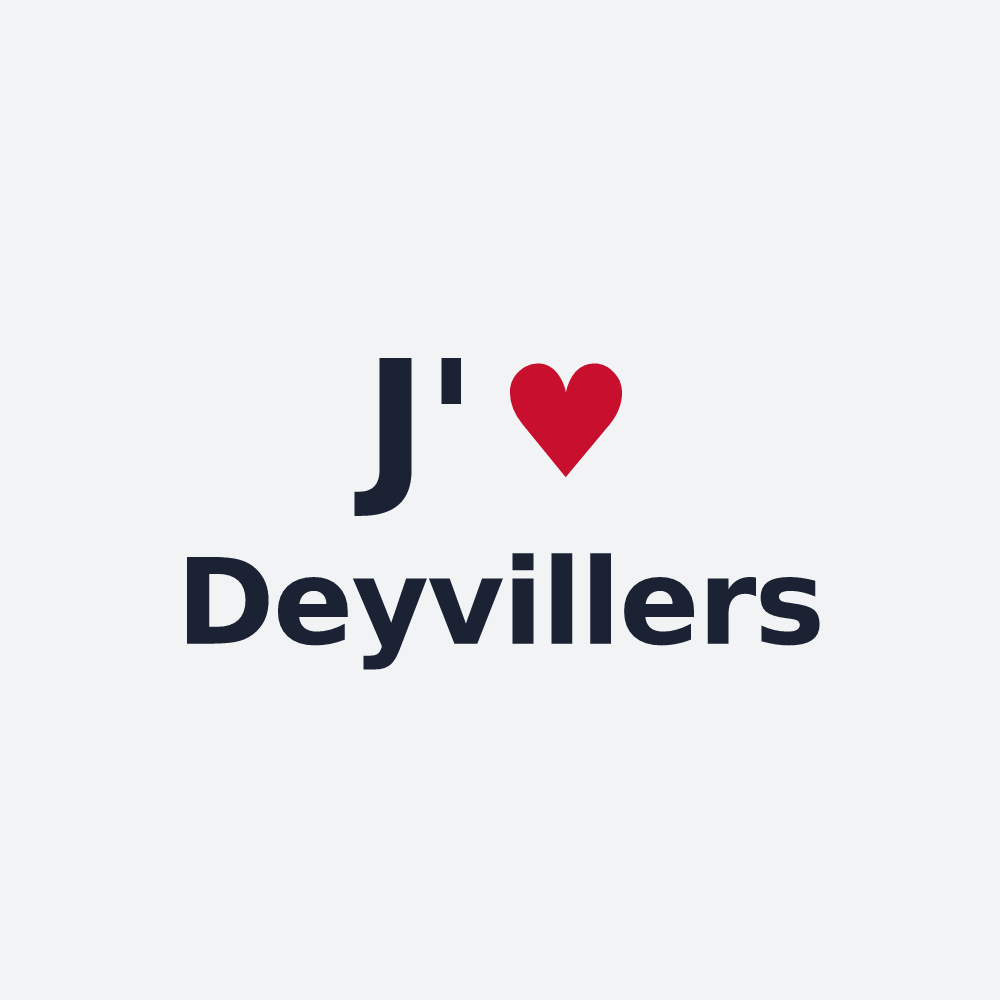 Poster personnalisé Deyvillers — design J'aime Deyvillers